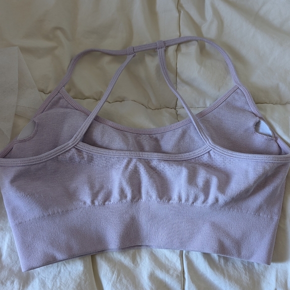 Vitae Apparel Energy Sports Bra in Acai Purple, Size M - Picture 2 of 7